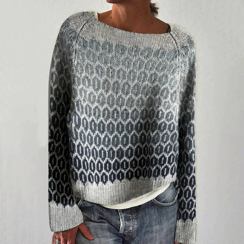 Elle&Vire | Grauer Pullover