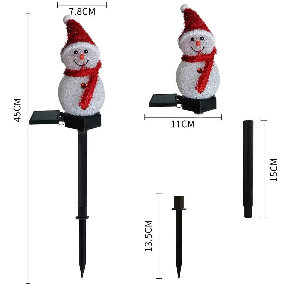 Ledsen | Solarstrom Schneemann Lampe (1+1 FREI)