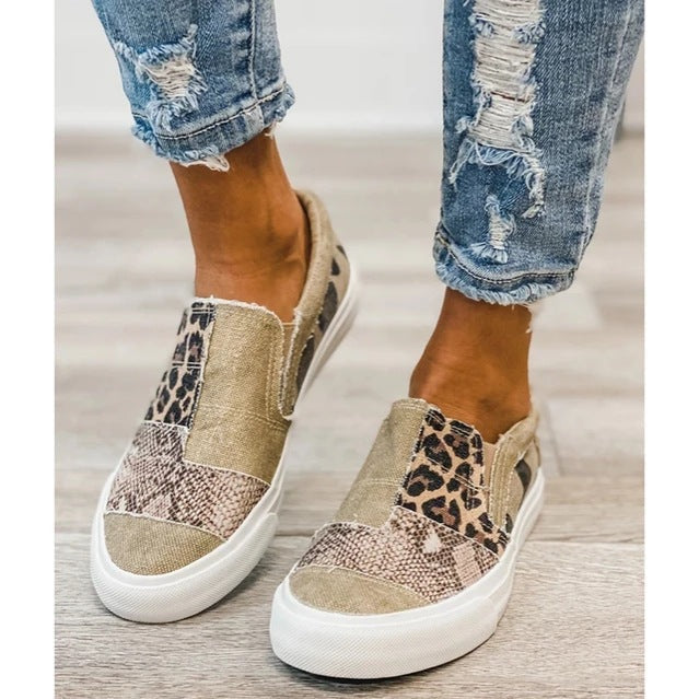 Beverly™ - Entspannter Slip-On aus Canvas mit Tiermotiven