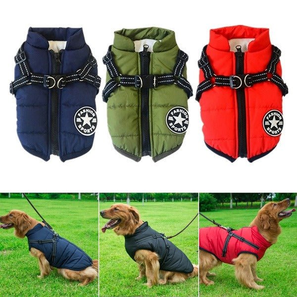 CozyBuddy | Wasserdichter Wintermantel für Hunde