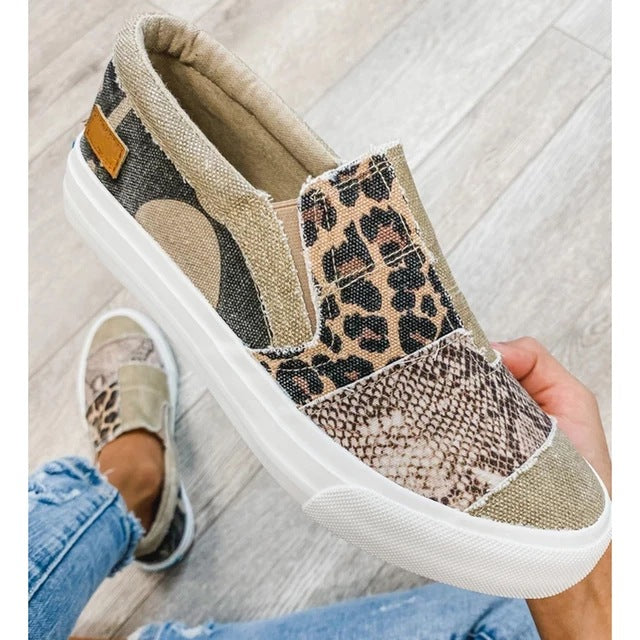 Beverly™ - Entspannter Slip-On aus Canvas mit Tiermotiven