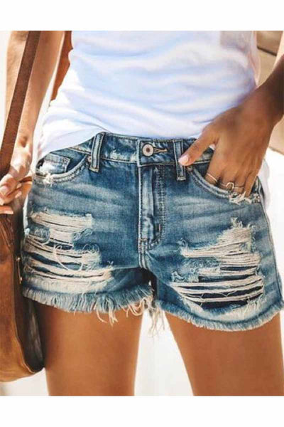 MALIA | MODISCHE DENIM SHORTS